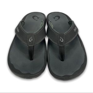 Olukai Ohana Dark Shadow Flip Flop Sandals